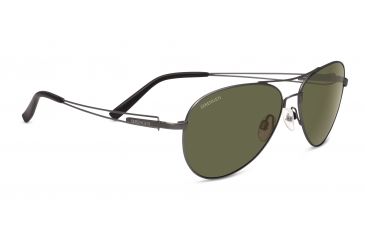 Image of Serengeti Brando Sunglasses - Velvet Gunmetal Frame, 555nm Polarized Lenses 7541