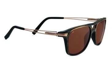 Image of Serengeti Empoli Single Vision Prescription Sunglasses, Brown Frost Fade Frame-7763SV