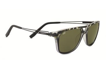 Image of Serengeti Empoli Single Vision Prescription Sunglasses, Satin Black Tortoise Frame-7764SV