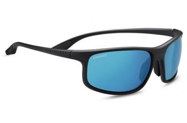 Image of Serengeti Levanzo, Polar PhD 555nm Blue, Oval, Unisex, Sanded Dark Gray, Medium/Large 8609