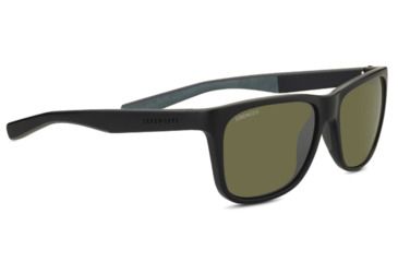Image of Serengeti Livio Single Vision Prescription Sunglasses, Sanded Black / Grey Frame, Polarized, Photochromic, 8682SV