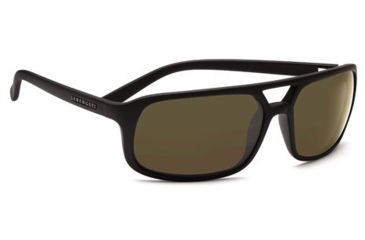 Image of Serengeti Livorno Single Vision Rx Sunglasses - Satin Black Frame 7454