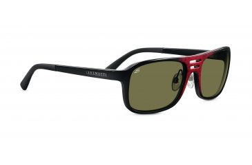 Image of Serengeti Nico Sunglasses - Satin Black/Shiny Dark Tort Frame, Drivers Lenses 7646