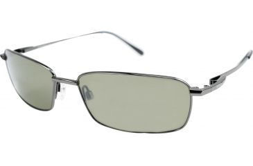 Image of Serengeti Modena Sunglasses Shiny Gunmetal Frame 555nm Polarized Lenses 7551
