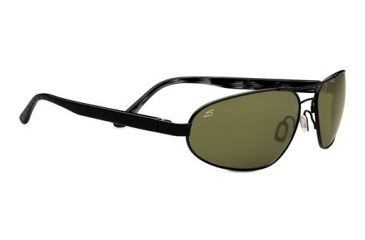 Image of Serengeti Monza Sunglasses, Satin Black/Black Tortoise Laser 7793RX