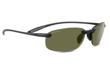 Image of Serengeti Nuvola Single Vision Prescription Sunglasses, Satin Black Frame, 8446SV