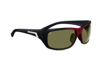 Image of Serengeti Corrente Sunglasses - Shiny Black/Crystal Gray Frame, Polar PhD Sedona Lenses 7690