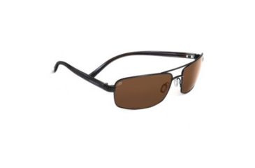 Image of Serengeti San Remo Sunglasses, Satin Black/Gray Stripe 7605PR