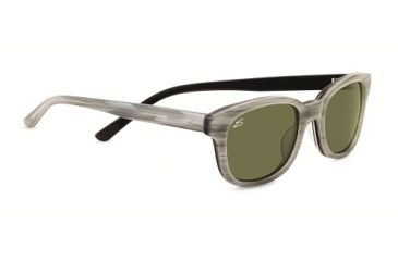 Image of Serengeti Serena Single Vision Prescription Sunglasses, Creme Stripe Black Frame-7778SV