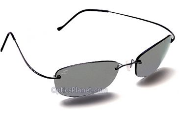 Image of Serengeti Stratus Titanium PolarMax Polarized Photochromic CPG Lens Sunglasses, Gunmetal Frame - 6845