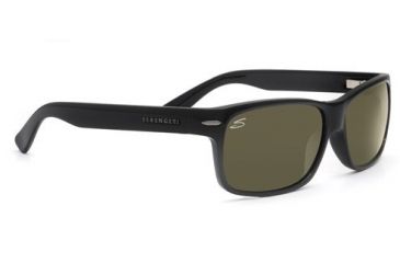 Image of Serengeti Fontana Sunglasses 7377, Shiny Black Frame, 555nm Lens