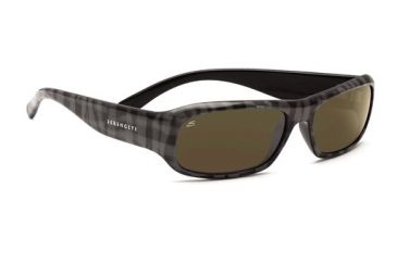 Image of Serengeti Genova, Gray Plaid Frame, 555nm Polarized Lens, 7450