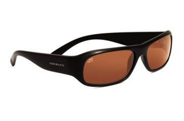 Image of Serengeti Genova Progressive Sunglasses, Shiny Black Frame, 7451