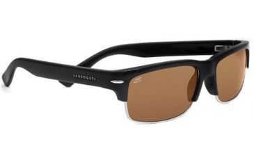 Image of Serengeti Vasio Rx Sunglasses Shiny Black Frame