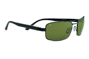 Image of Serengeti Tosca Single Vision Prescription Sunglasses, Satin Black/Black Tortoise Laser Frame-7797SV