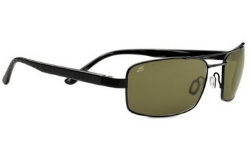 Image of Serengeti Tosca Sunglasses - Satin Black/Black Tortoise Laser Frame and Polar PhD 555nm Lens 7797