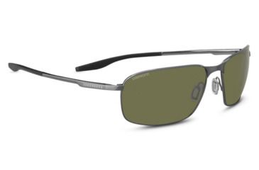 Image of Serengeti Varese Single Vision Prescription Sunglasses, Brushed Gunmetal Frame, Polarized, Photochromic, 8733SV