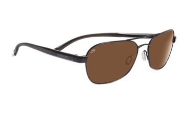 Image of Serengeti Volterra  Sunglasses, Satin Black / Gray Stripe 7594RX