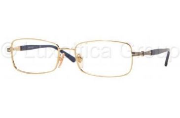 Image of Sferoflex SF2536 SV Prescription Eyeglasses Gold Frame / 54 mm Prescription Lenses, 108-5416, Select Frame Color / Lens Diameter Gold Frame / 54 mm Prescription Lenses