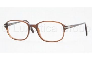Image of Sferoflex Eyeglasses SF1039 with No-Line Progressive Rx Prescription Lenses, Select Frame Color / Lens Diameter Dark Brown Frame / 52 mm Prescription Lenses