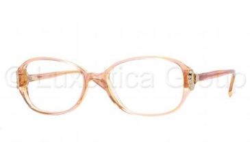 Image of Sferoflex SF1525B Bifocal Eyeglasses Top Striped Pink/Yellow Tr. Frame / 52 mm Prescription Lenses, C406-5216, Select Frame Color / Lens Top Striped Pink/Yellow Tr. Frame / 52 mm Prescription Lenses