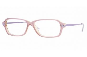 Image of Sferoflex SF1542B Bifocal Eyeglasses - Top Cyclamen Tr. On Bro Demo Lens Frame / 54 mm Prescription Lenses, C440-5414