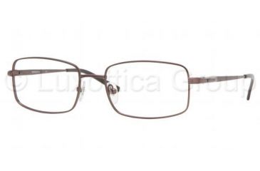 Image of Sferoflex SF2205 SV Prescription Eyeglasses Matte - Dark Brown Frame / 54 mm Prescription Lenses, 355-5418, Select Frame Color / Lens Diameter Matte - Dark Brown Frame / 54 mm Prescription Lenses