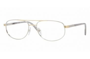 Image of Sferoflex SF2233 Bifocal Eyeglasses, Silver-Gold Demo Lens Frame / 56 mm Prescription Lenses, 131-5617