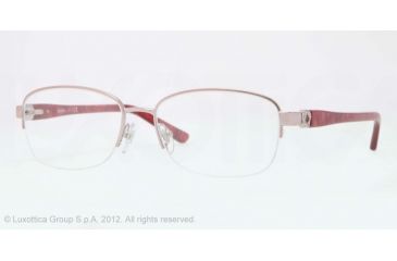 Image of Sferoflex SF2571 Progressive Prescription Eyeglasses 489-54 - Shiny Pink Frame, Demo Lens Lenses