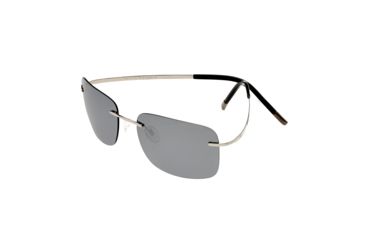 Image of Simplify Ashton Polarized Sunglasses, Silver/Silver, One Size, SSU111-SL