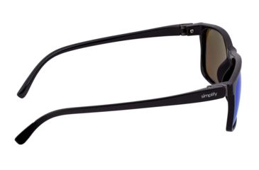 Image of Simplify Ellis Polarized Sunglasses - Unisex, Black/Blue, One Size, SSU123-BL