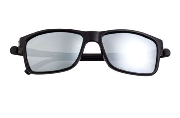 Image of Simplify Ellis Polarized Sunglasses - Unisex, Black/Silver, One Size, SSU123-SL