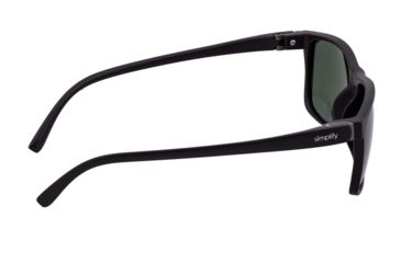 Image of Simplify Ellis Polarized Sunglasses - Unisex, Black/Silver, One Size, SSU123-SL