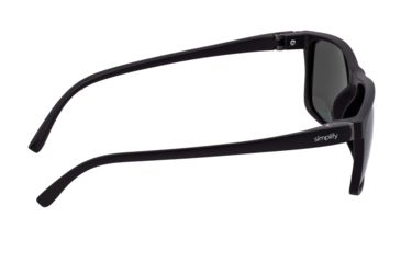 Image of Simplify Ellis Polarized Sunglasses - Unisex, Gloss Black/Black, One Size, SSU123-BK