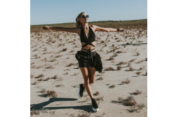 Image of Sito Candi Sunglasses, Matte Black/Black Frame, Iron Grey Polarized Lens, SICND003P