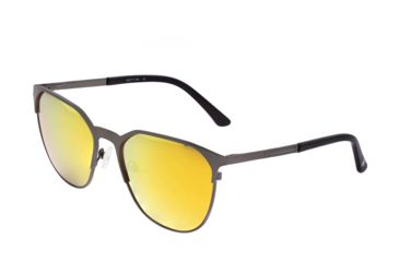 Image of Sixty One Sunglasses Corindi Polarized Sunglasses - Unisex, Brown/Yellow, One Size, SIXS102GM