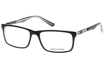 Image of Skechers SE3165 Eyeglass Frames - Black Crystal Frame Color