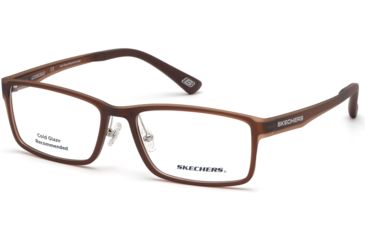 Image of Skechers SE3225 Eyeglass Frames - Matte Dark Brown Frame Color