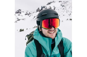 Image of Smith 4D Mag Goggle, ChromaPop Sun Red Mirror, Black, M007320JX996K