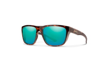 Image of Smith Barra Sunglasses, Tortoise Frame, ChromaPop Polarized Opal Mirror Lens, 20126808660QG
