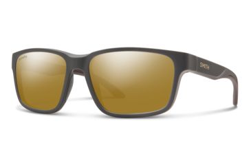 Image of Smith Basecamp Sunglasses, Matte Gravy Frame, ChromaPop Polarized Bronze Mirror Lens, 201929FRE59QE