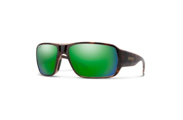 Image of Smith Castaway Sunglasses, Tortoise Frame, ChromaPop Glass Polarized Green Mirror Lens, 20317308663UI