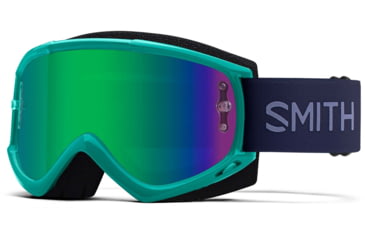 Image of Smith Fuel V.1 Goggle, Green Mirror Lens, Indigo/Iris, M00830026991Y