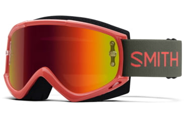 Image of Smith Fuel V.1 Goggle, Red Mirror Lens, Sage/Red Rock, M008300079912