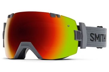 Image of Smith I/OX Goggle-Charcoal-Red Sol-X Mirror