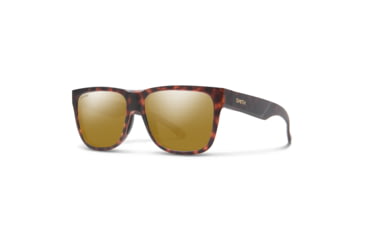 Image of Smith Lowdown 2 Sunglasses, Matte Tortoise Frame, ChromaPop Polarized Bronze Mirror Lens, 200941N9P56QE