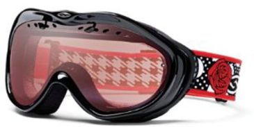 Image of Smith Optics Anthem Snow Goggles - Black/White Pin Up Frame, Ignitor Mirror AN6IKP10 