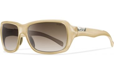 Image of Smith Optics Brooklyn Sunglasses - Stone Frame, Polarized Brown Gradient Lenses BKPPBRGST