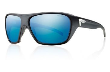 Image of Smith Optics Chief sg, Matte Black/pol Blue Mirror chrom lens CFRPUGMMB