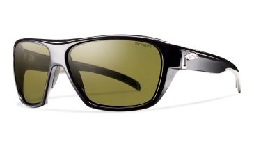 Image of Smith Optics Chief Sun Glasses - Black Frame, Polarchromic Amber Lenses CFGPPABBK